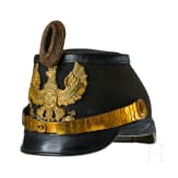 A shako for Officers in the 2nd Prussian Jaeger Battalion