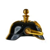 A helmet for Prussian Field Artillery Regiment 10 Officers