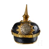 A helmet for IR 89 Mecklenburg Grenadier Officers