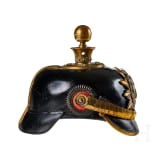 A helmet for Mecklenburg Field Artillery Regt. 60 Reserve Officers