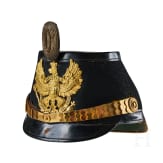 A shako for Officers in the 10th Prussian Jaeger Battalion