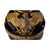 A helmet for Prussian Guard Landwehr Infantry Reserve Officers