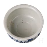 Blau-wei&szlig;e Schale, China, 20. Jhdt.
