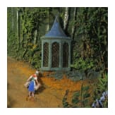 Biedermeier-Schaukasten mit Ansicht von Schloss Kieslingswalde, Schlesien, 1. H&auml;lfte 19. Jhdt.
