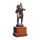 Max Hermann Fritz (1873 - 1948) - Hl. Christophorus aus Bronze, deutsch, 20. Jhdt.
