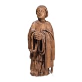 Betende Stifterfigur aus Eichenholz, Frankreich, um 1480