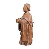 Betende Stifterfigur aus Eichenholz, Frankreich, um 1480