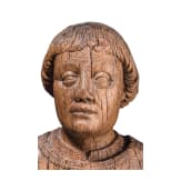 Betende Stifterfigur aus Eichenholz, Frankreich, um 1480