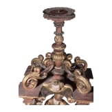 Bedeutende Prozessionsstange mit Hl. Nikolaus, s&uuml;ddeutsch, um 1680
