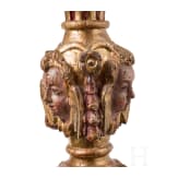 Ein Paar Lampenf&uuml;&szlig;e aus barocken Prozessionsstangen (2. H&auml;lfte 17. Jhdt.), s&uuml;ddeutsch, 19. Jhdt.