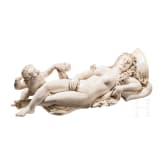 Venus und Amor aus Elfenbein, wohl fl&auml;misch, 17./18. Jhdt.