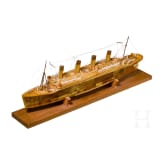 Alfred Schlegge (1923 - 2015) - Bernsteinmodell der RMS Titanic, deutsch, um 1940/50