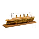 Alfred Schlegge (1923 - 2015) - Bernsteinmodell der RMS Titanic, deutsch, um 1940/50
