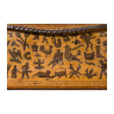 Intarsierte Schatulle, Frankreich oder Norditalien, Ende 18. Jhdt.