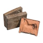 Doppelseitige Holzmodel f&uuml;r Votivfiguren, s&uuml;ddeutsch, 18. Jhdt.