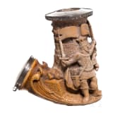Aufwendig geschnitzter Pfeifenkopf aus Meerschaum, deutsch, 19. Jhdt.