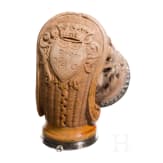 Aufwendig geschnitzter Pfeifenkopf aus Meerschaum, deutsch, 19. Jhdt.