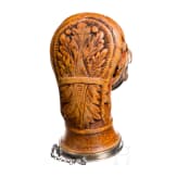 Beschnitzter Pfeifenkopf aus Meerschaum, deutsch, 19. Jhdt.