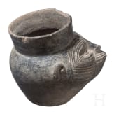 Fig&uuml;rliches Gef&auml;&szlig;, Peru, Chimu-Kultur, 11. - 15. Jhdt.