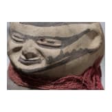 Tonfigur mit Halsband "Cuchimilco", Peru, Chancay-Kultur, 13. - 15. Jhdt.