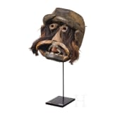 Guere-Wobe-Maske, Elfenbeink&uuml;ste, 20. Jhdt.