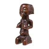 Vier Gegenst&auml;nde aus Holz, Kongo, 20. Jhdt.