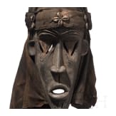 Drei Masken, Maasai/Kota/Chokwe oder Dan, Kenia/Gabon
