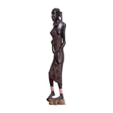 &Uuml;berlebensgro&szlig;e Skulptur einer Frau, Kenia, 20. Jhdt.
