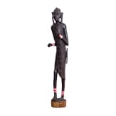 &Uuml;berlebensgro&szlig;e Skulptur eines Mannes, Kenia, 20. Jhdt.