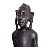 &Uuml;berlebensgro&szlig;e Skulptur eines Mannes, Kenia, 20. Jhdt.