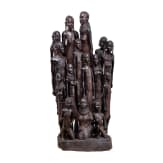 Skulptur einer Familie, Kenia, 20. Jhdt.