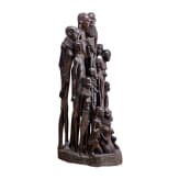 Skulptur einer Familie, Kenia, 20. Jhdt.