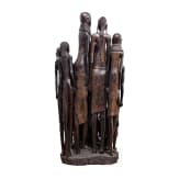 Skulptur einer Familie, Kenia, 20. Jhdt.