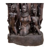 Skulptur einer Familie, Kenia, 20. Jhdt.