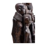 Skulptur einer Familie, Kenia, 20. Jhdt.