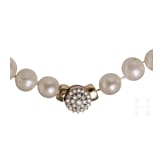 Perlenkette mit Diamanten