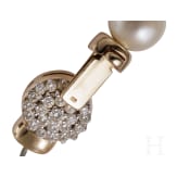 Perlenkette mit Diamanten
