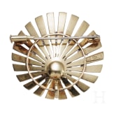 Brosche in F&auml;cherform