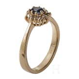 Ring mit Saphir
