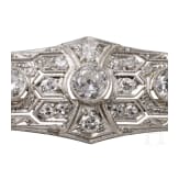 Art-Deco-Brosche aus Platin, um 1920