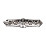 Art-Deco-Brosche aus Platin, um 1920