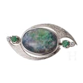 Brosche mit Opal