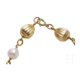 Gold- und Akoya-Perlenkette