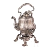 Gro&szlig;er Odiot-Samowar mit Rechaud (Teekocher), Paris, um 1840