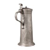 Gravierte Palmettenkanne aus Zinn, Sch&auml;&szlig;burg, um 1700