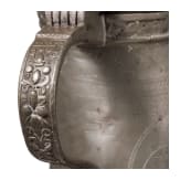 Gravierte Palmettenkanne aus Zinn, Sch&auml;&szlig;burg, um 1700