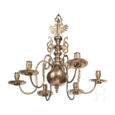 A baroque brass chandelier, Nuremberg, mid-17th century