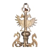 A baroque brass chandelier, Nuremberg, mid-17th century