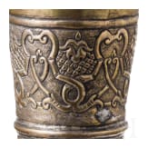 A South German drinking cup, circa 1730