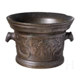 An Italian Renaissance bronze mortar, 16th century